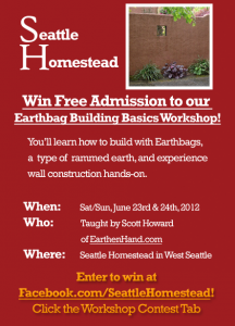 Earthbag Building Workshop Contest