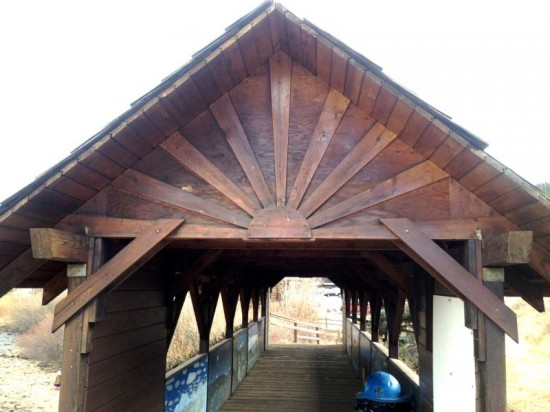 Nederland, CO Covered Foot Bridge Nederland, CO Covered Foot Bridge